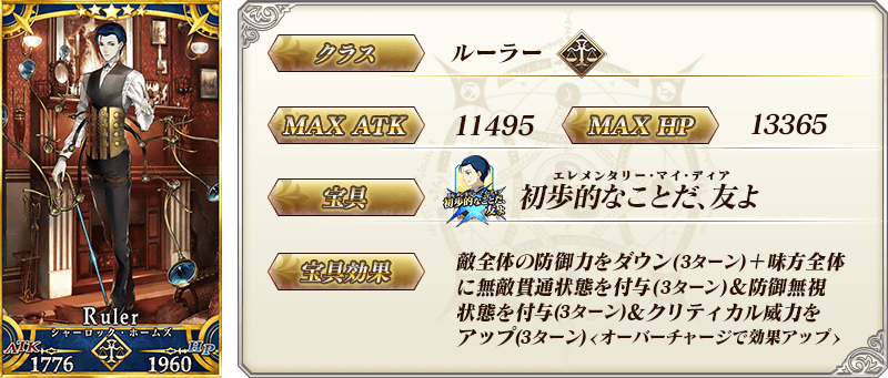 サーヴァント詳細