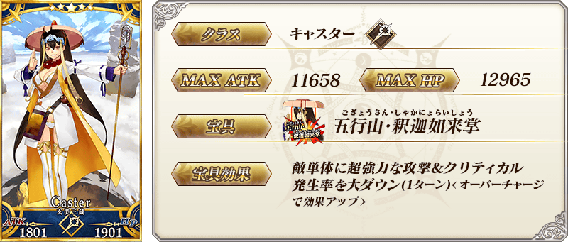 サーヴァント詳細