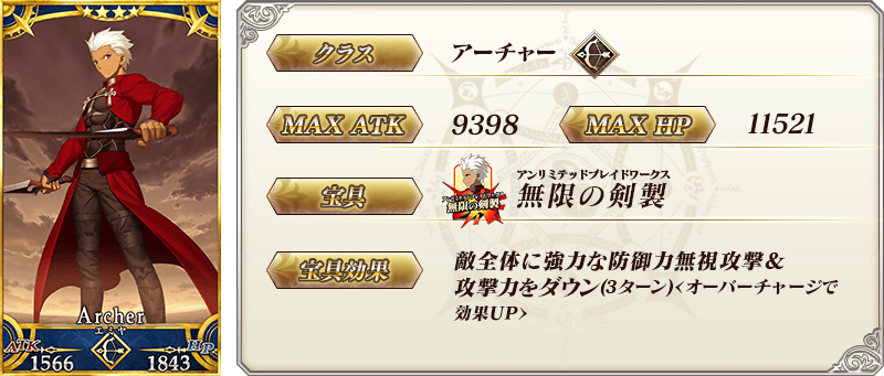 サーヴァント詳細