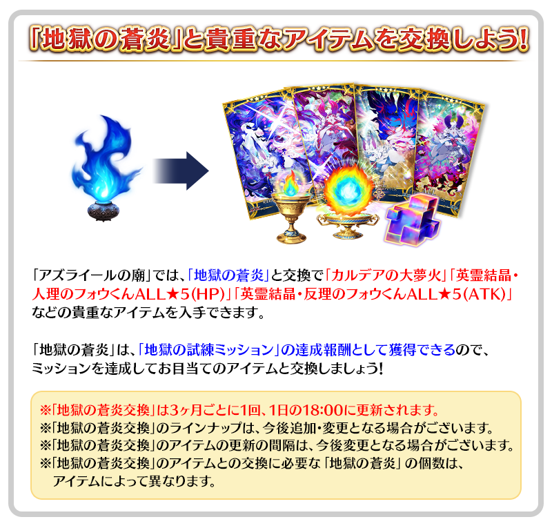 「地獄の蒼炎交換」について